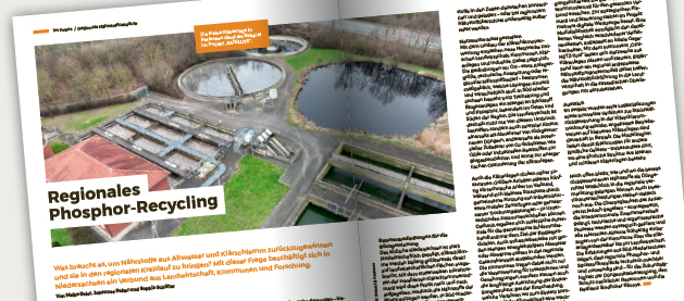 Zeitschrift LandInForm berichtet über Phosphor-Recycling in Niedersachsen