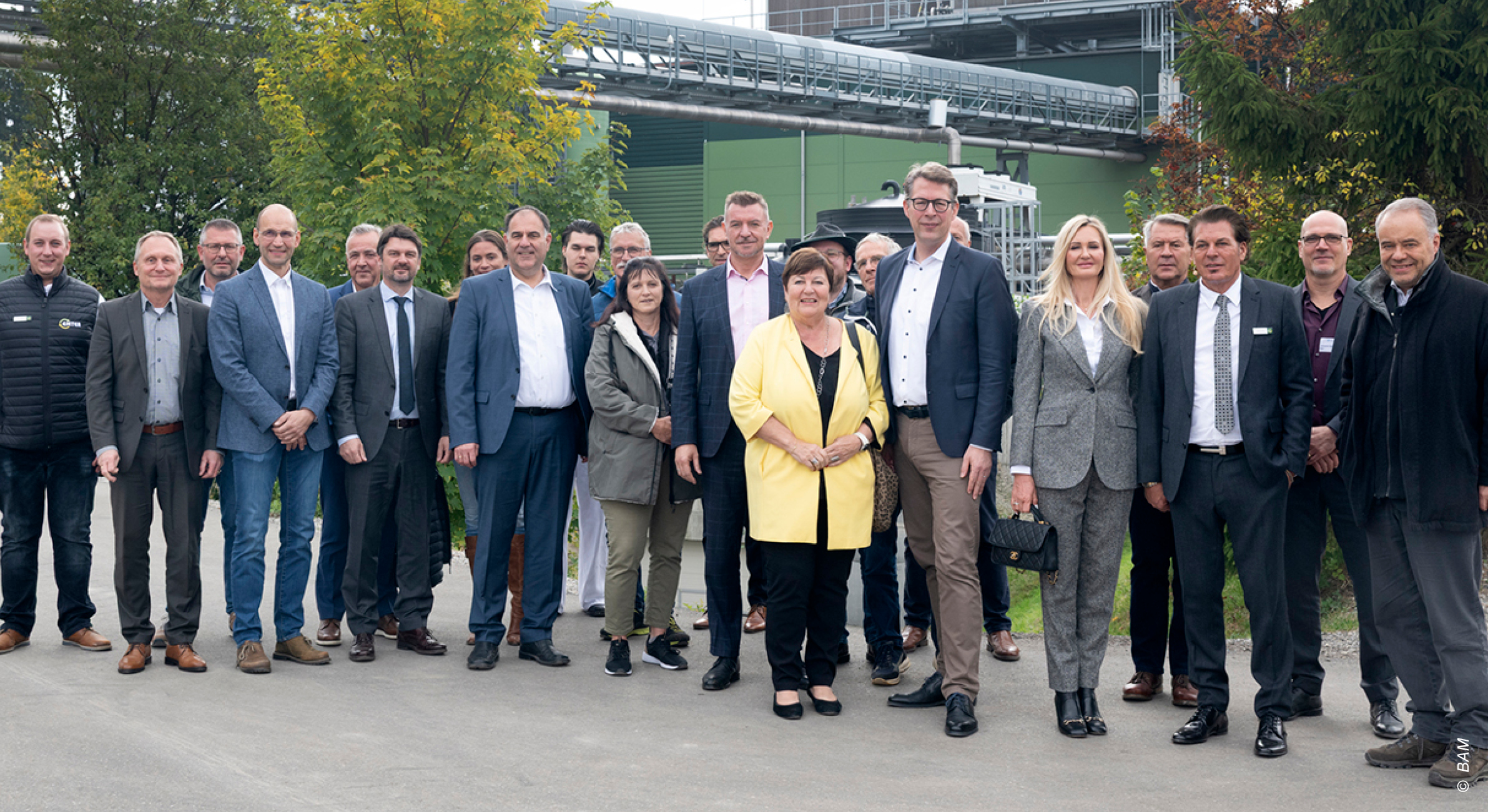 Opening of the plant in Altenstadt with Bavarian Minister of Science Markus Blume. © BAM
